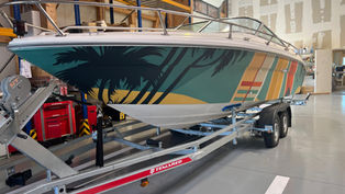 bootsfolierung werbetechnik fahrzeugbeschriftung hannover