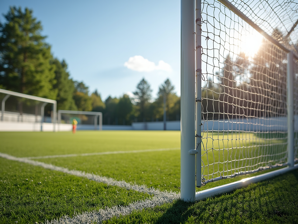 Sportverein – PVC-Banner und Mesh-Banner mit Vereinslogos und Sponsorenlogos am Spielfeldr