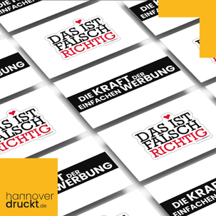 Hannover druck t hannvoerdruckt Werbung print