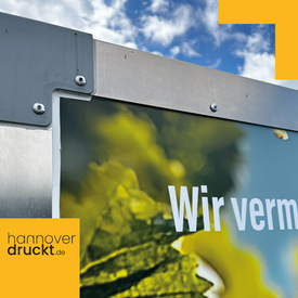 hannoverdruckt banner Beschriftung hannover langenhagen Wedemark