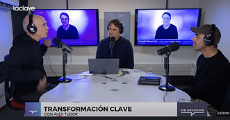 Claudio Salvatore discusses new book 'How to See What Others Don’t' on Radio La Clave w/ Alex Tudor & Gabriel Gurovich.