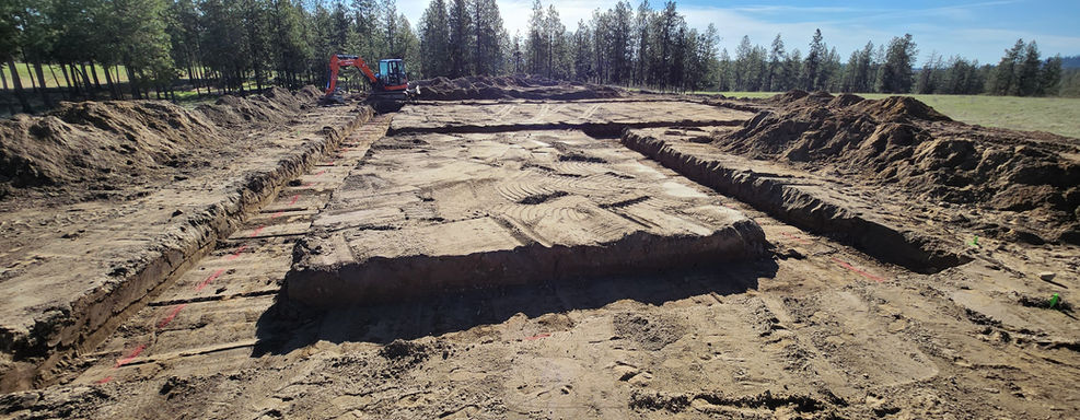 Foundation Dig ready for footings