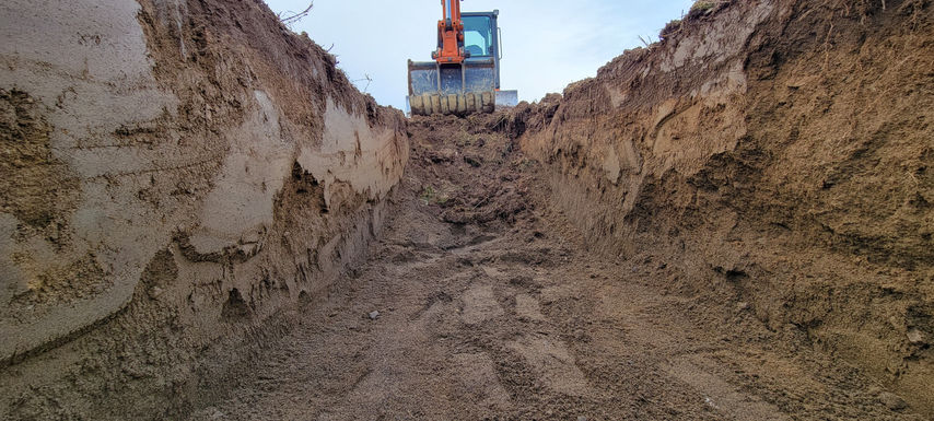 509 Excavation does a lot of trenching