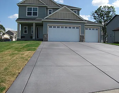 Concrete Driveway Completed Project