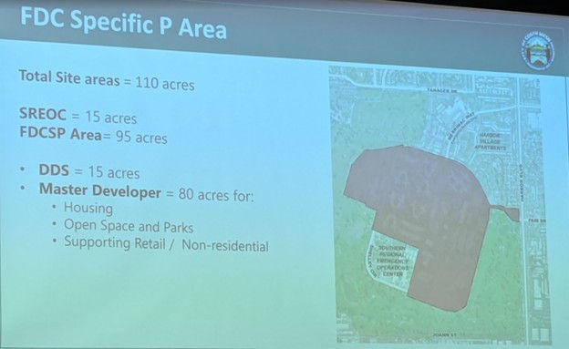 Map of Total Acres of FDCSP area