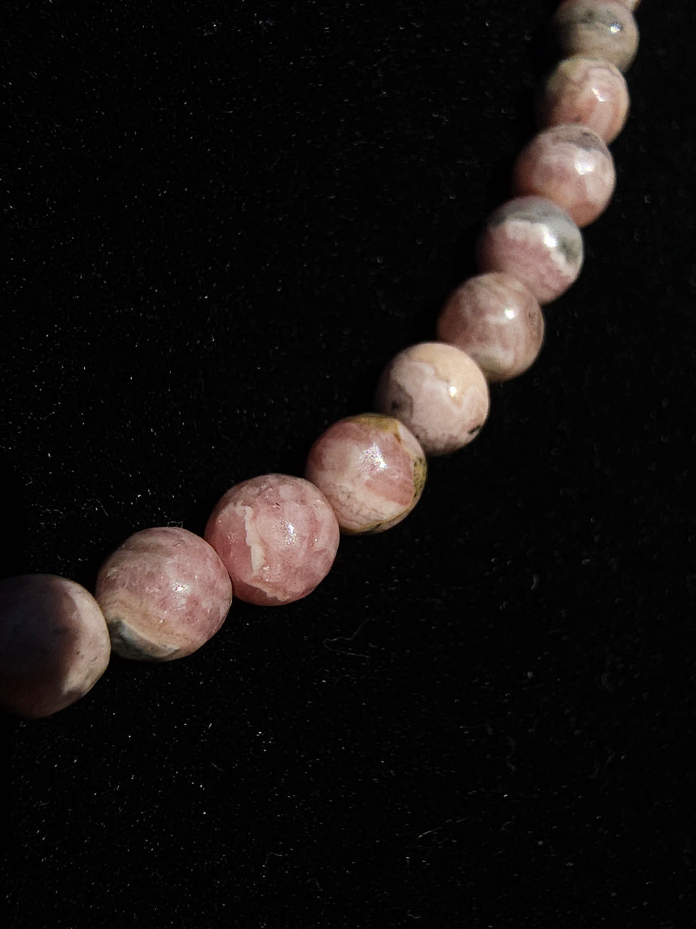 Thumbnail: Rhodochrosite Soft Faceted Necklace