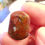 Thumbnail: Plume Agate (aka Red Moss / Yellow Moss Agate) Double Drilled Centerpiece Beads