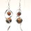 Thumbnail: Colorful Namibia Pietersite Stacked Kundalini Series Earrings