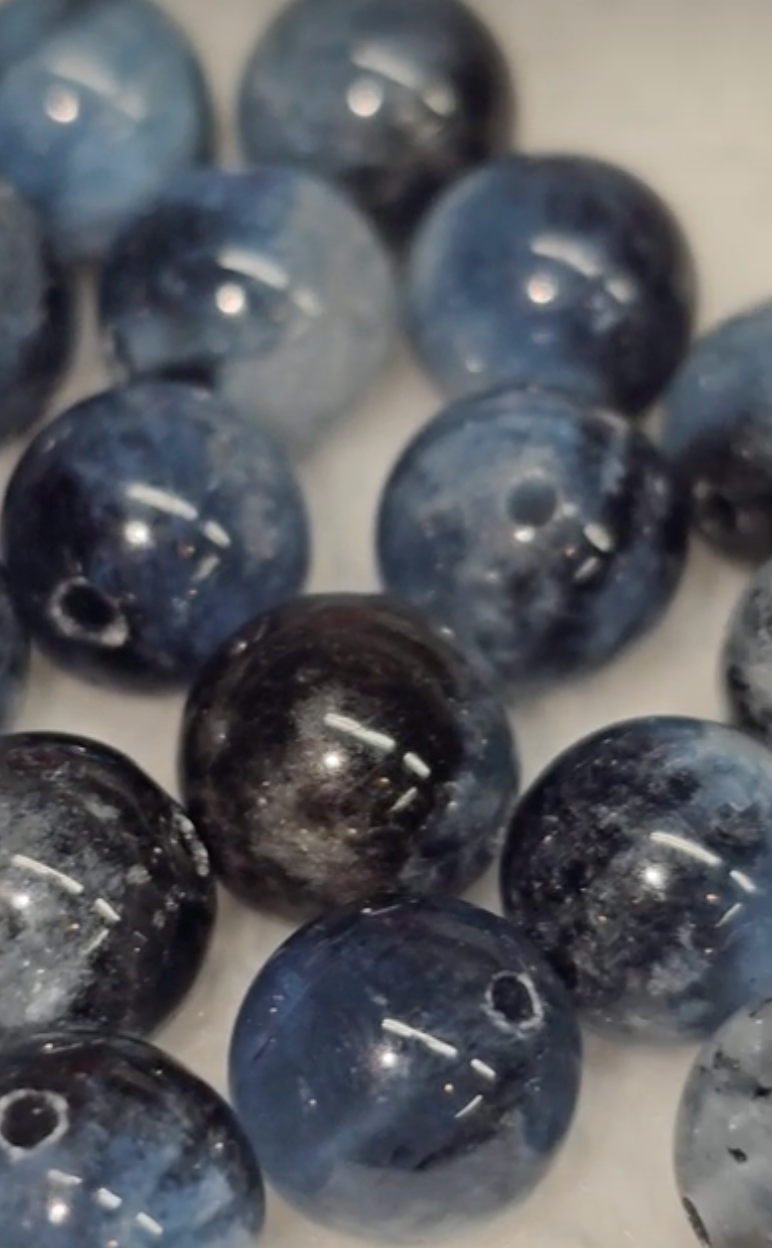 Devil (Midnight) Aquamarine Beads