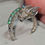 Thumbnail: Genuine Emerald Dragon .925 Sterling Silver Adjustable Ring