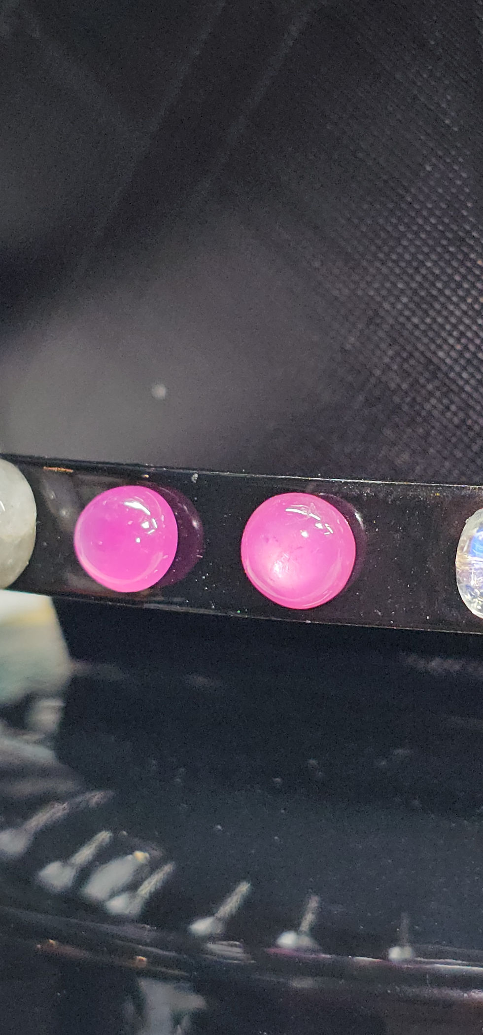 Thumbnail: Star Ruby (Pink Sapphire) Stud Earrings (.925 Sterling Silver Posts)