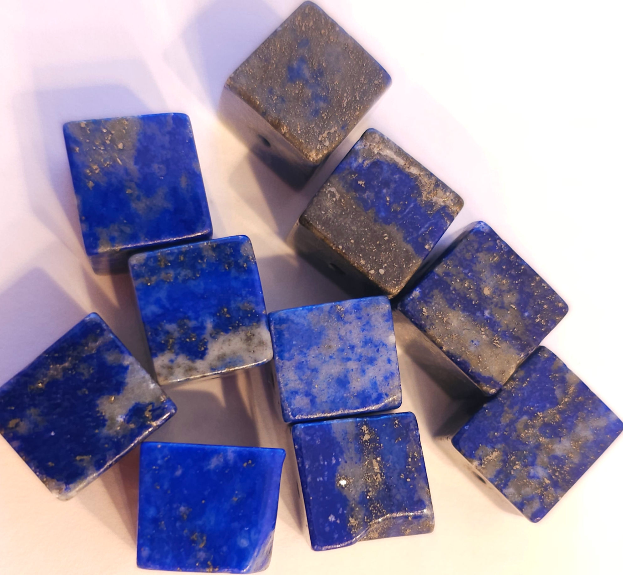 Lapis Lazuli Cubes / Spacers