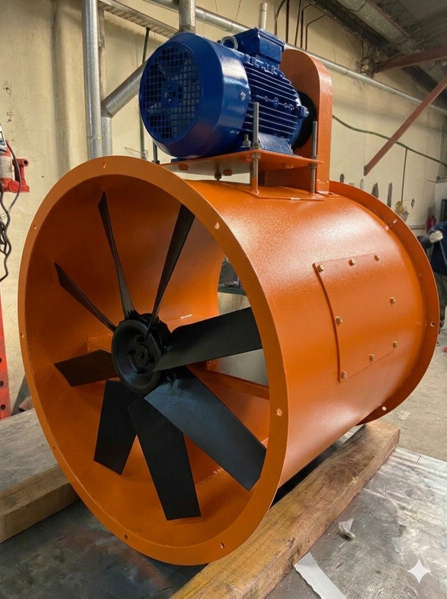 Ventilador axial industrial CÉFIRO fabricado sobre pedido