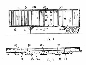 Trailer Plate Patent Image