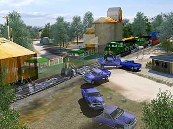 Train Accident Sequence Graphic