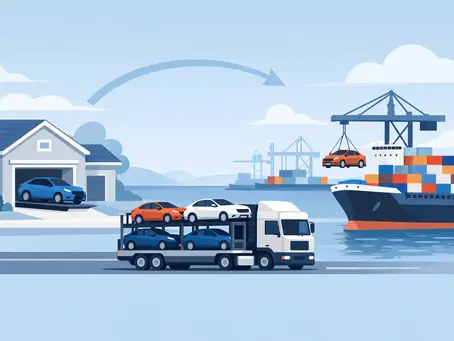 Door to Port Shipping for Vehicles Explained