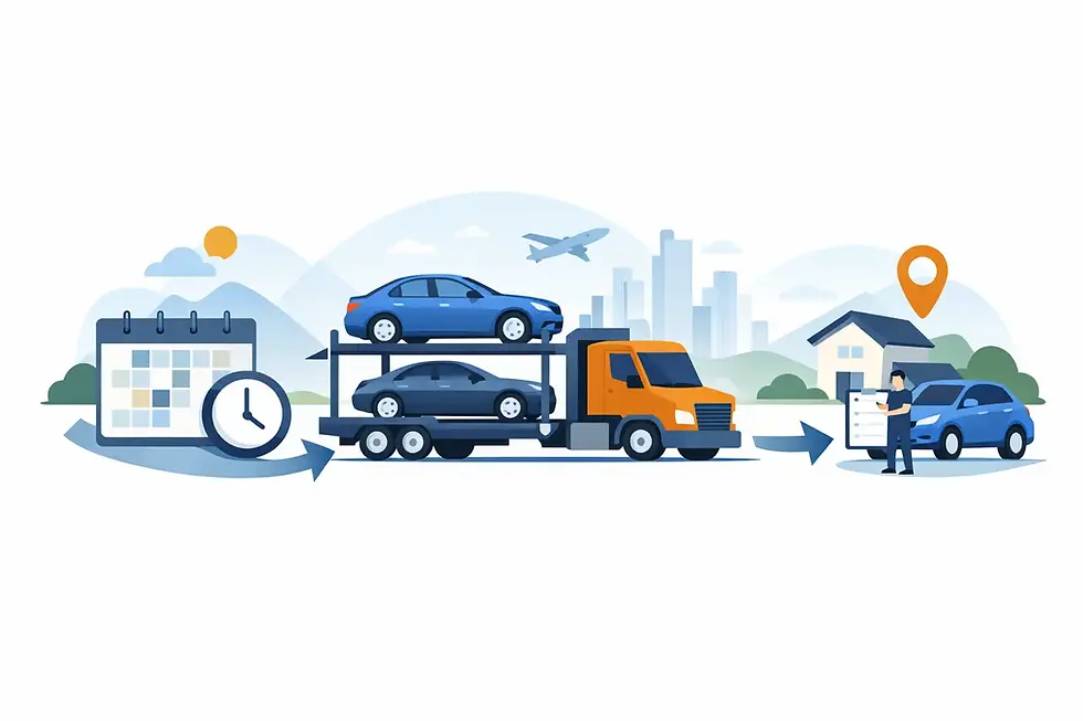 Vehicle Transport Timeline Explained Clearly
