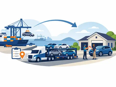 How Port to Door Delivery Works for Vehicles