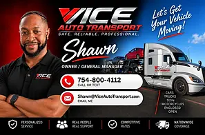 Shawn, owner and general manager of Vice Auto Transport