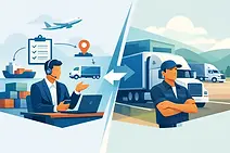 Open car carrier shipping vehicles from California to the Northeast