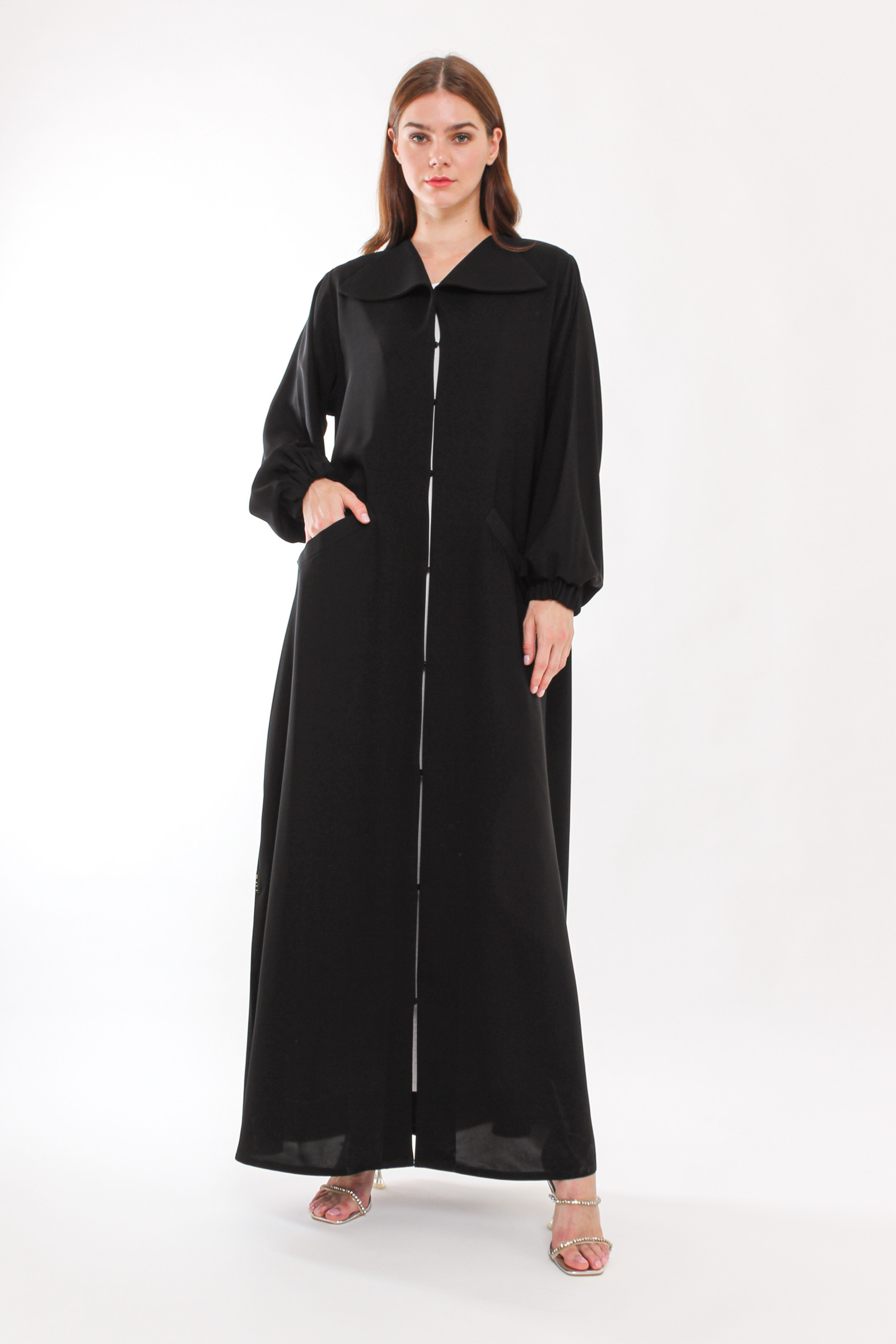 Casual Abaya with Collar 6 pcs