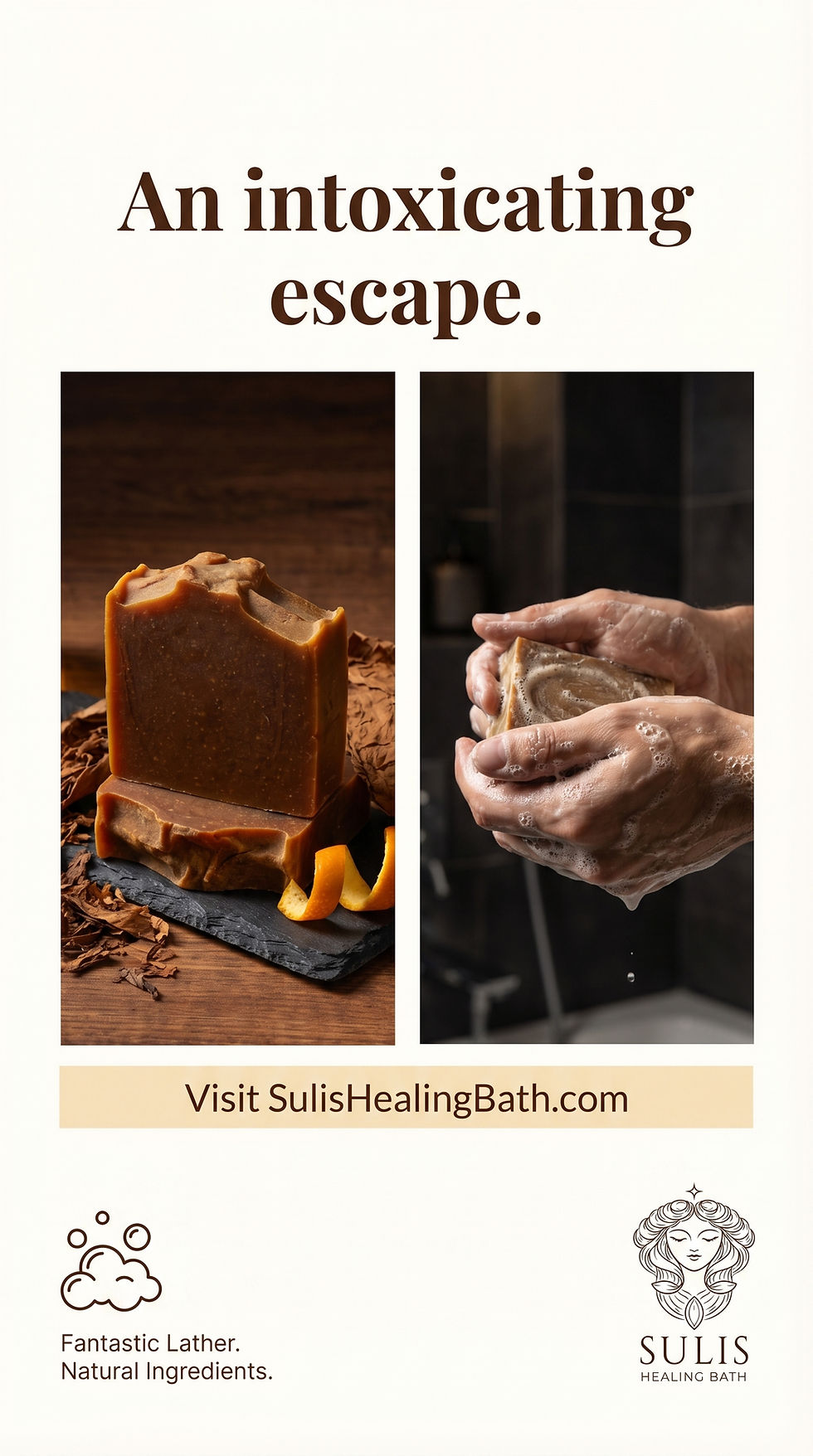 Thumbnail: Cuban Tobacco Handcrafted Bath Soap