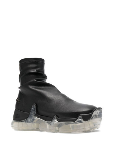 Air Revive Vegan Boots - Black & Clear | SWEAR London