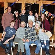 New Year's and Grandpa Snow's birthday with the Snows