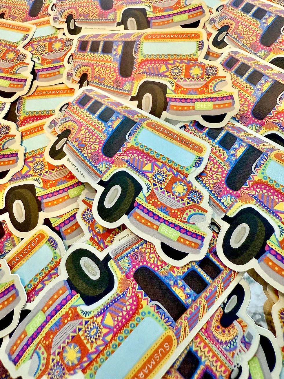 Thumbnail: Jeepney Sticker - Matte