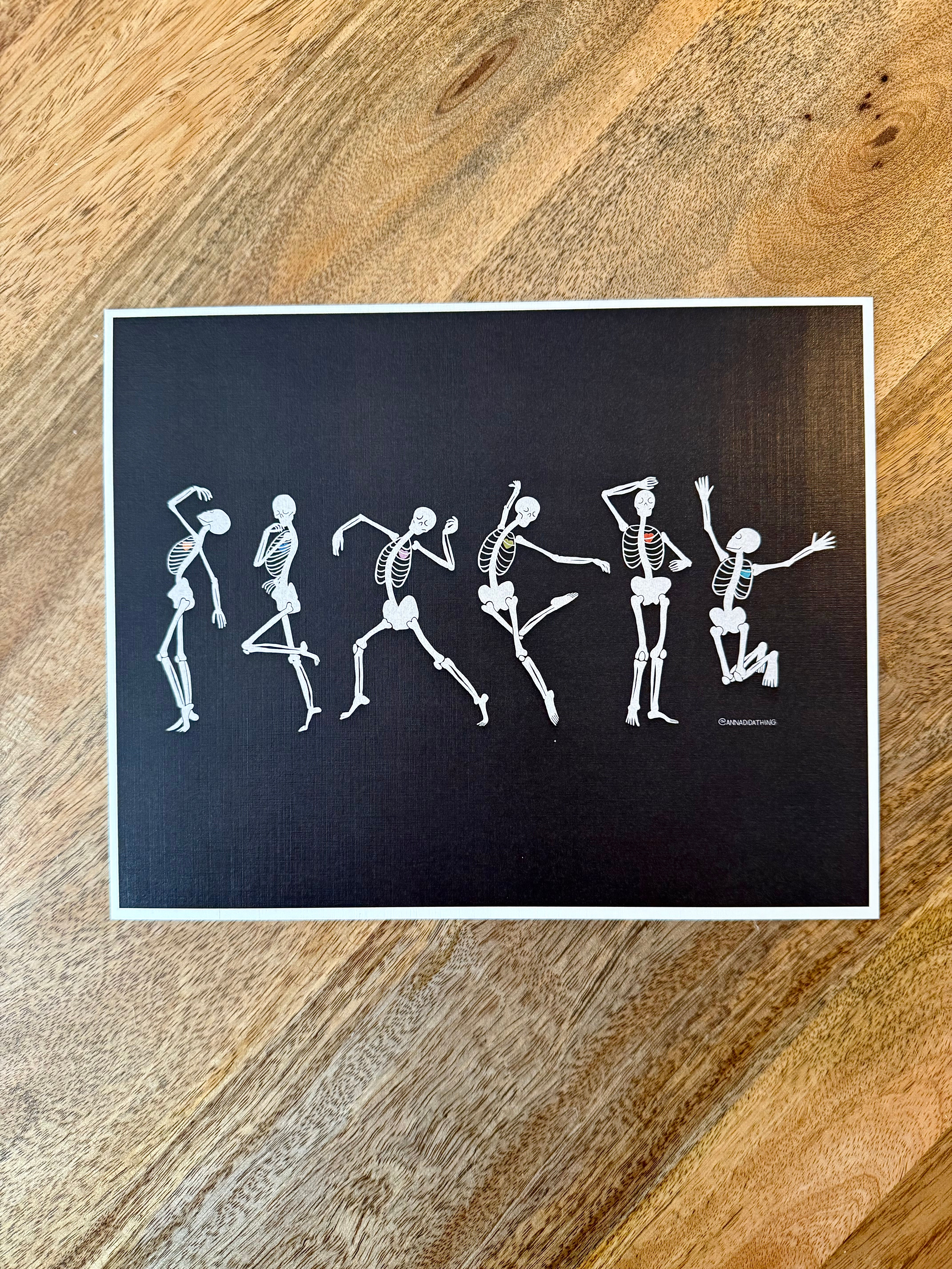 Dancing Skeletons 8x10 Print
