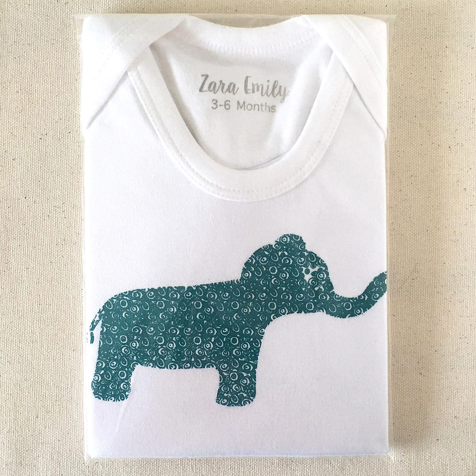 Thumbnail: Elephant Baby Bodysuit