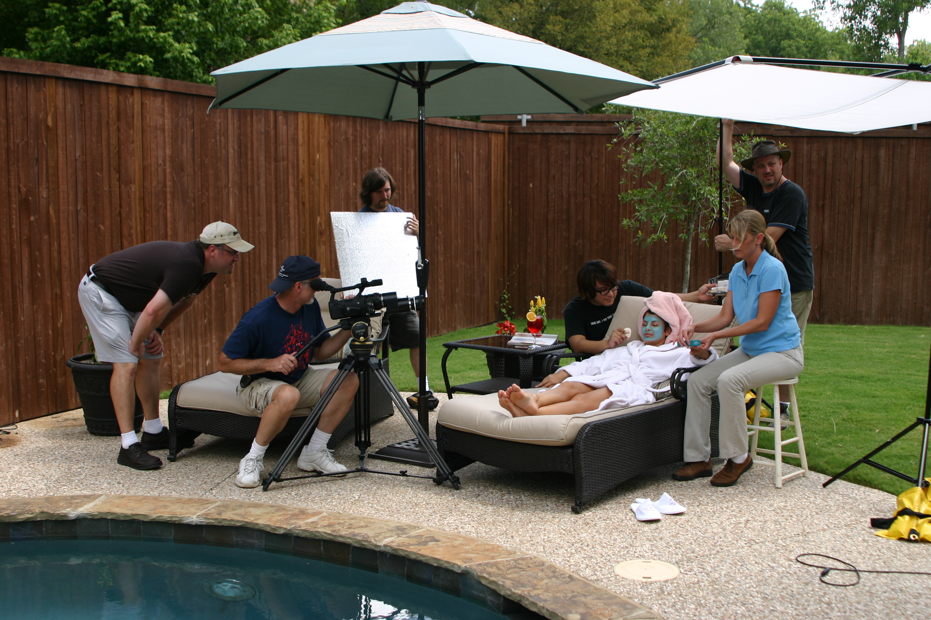 Spa pool shot