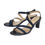 Thumbnail: Navy Bernadette Open-Toe Sandals
