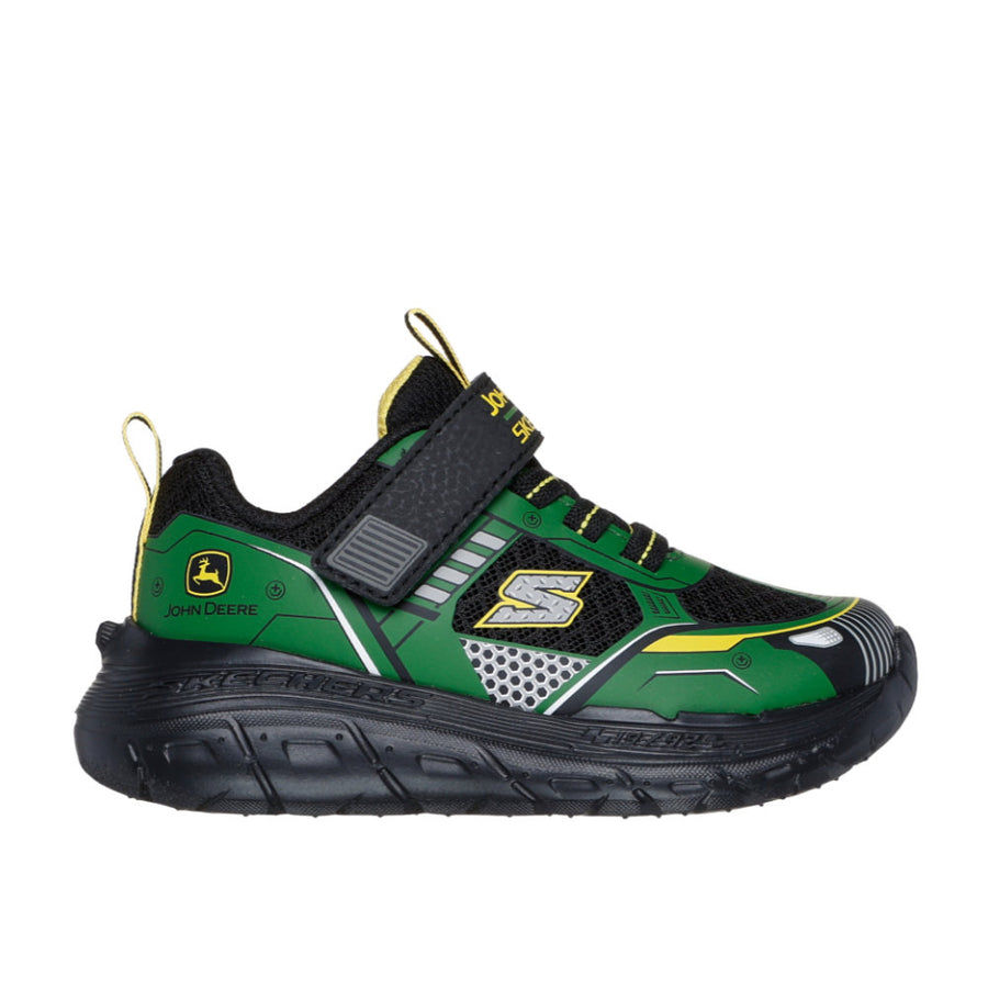 Skechers 407062N Boys Trainer-Green/Black