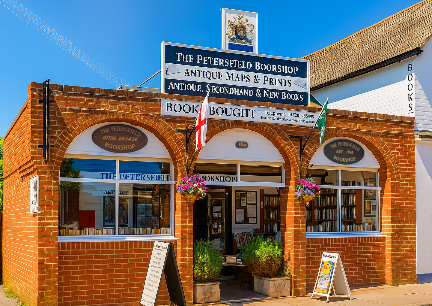 Outside The Petersfield Bookshop