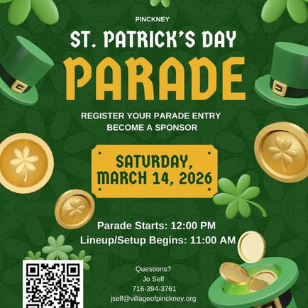 Join Livingston Dems for Pinckney St. Patrick’s Day Parade!