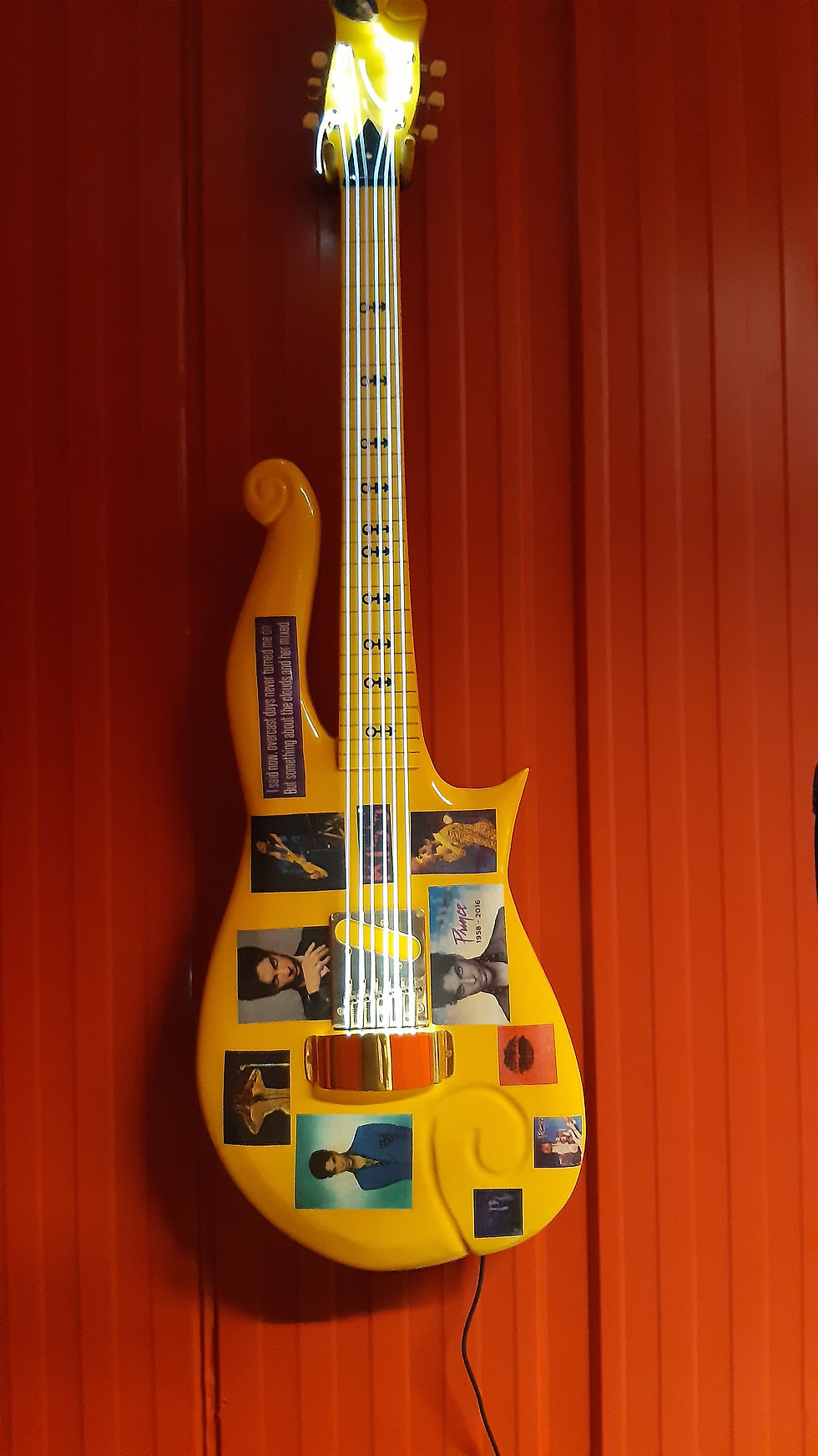 Prince goes up the wall