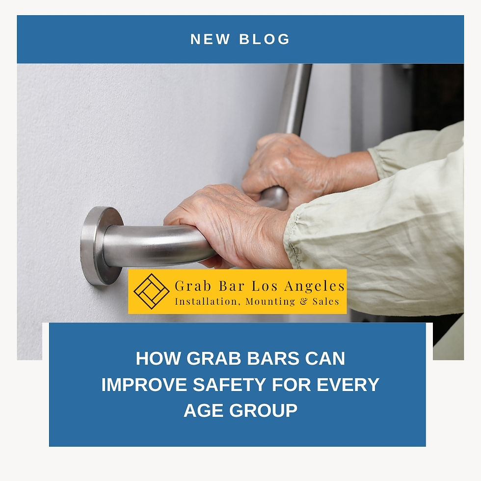 How Grab Bars Can Improve Safety for Every Age Group