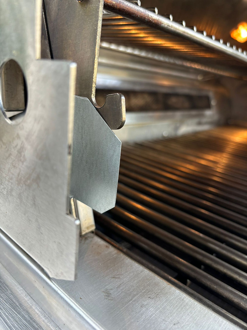 Clean grill interior and burners showing restored condition after professional grill cleaning