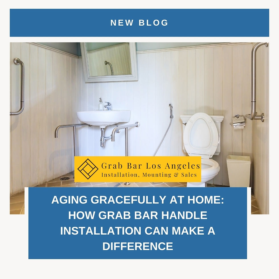 Aging Gracefully at Home: How Grab Bar Handle Installation Can Make a Difference