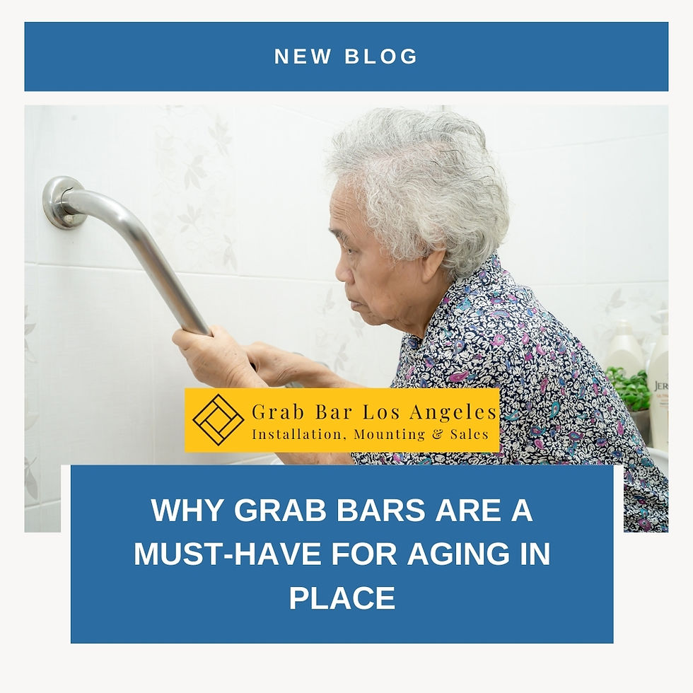 Why Grab Bars Are a Must-Have for Aging in Place