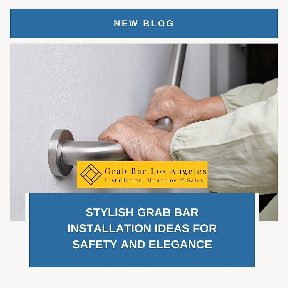 Stylish Grab Bar Installation Ideas for Safety and Elegance