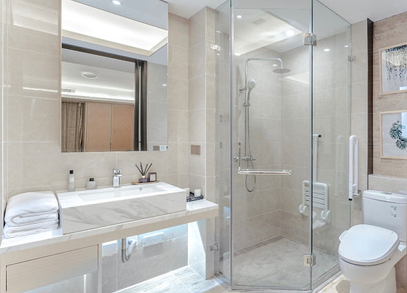 stylish bathroom grab bar