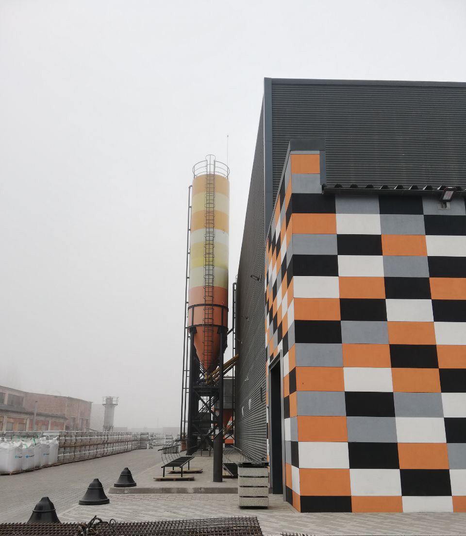 Factory for the Production of Paving Slabs