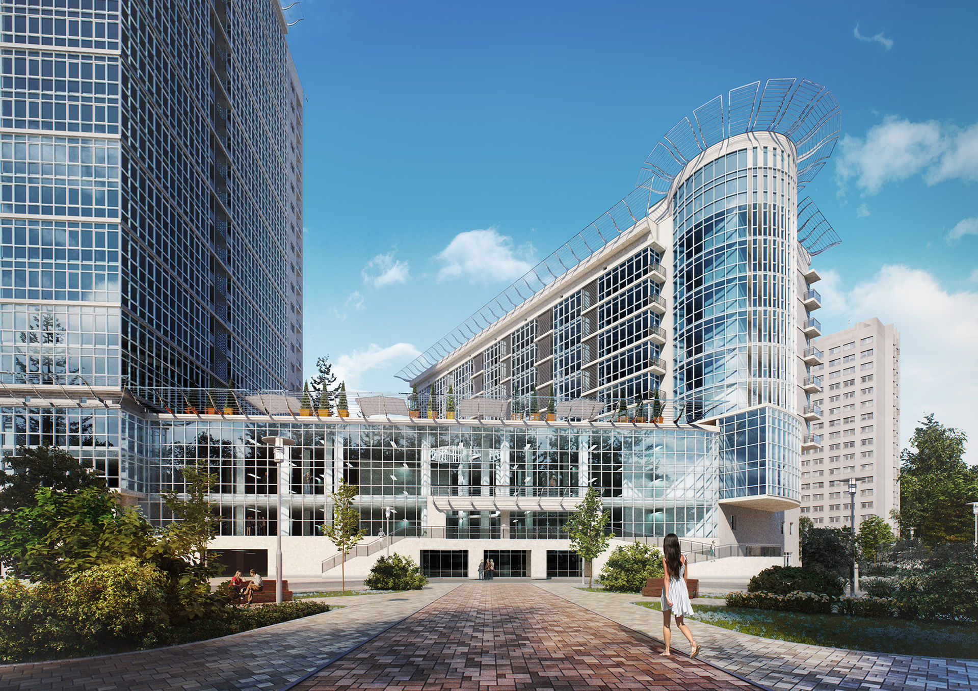 Housing 3d rendering