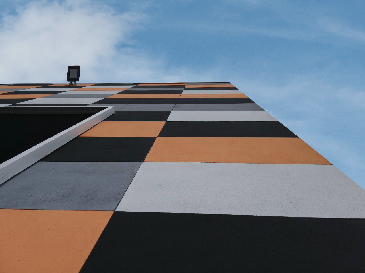 Closeup of a Factory for the Production of Paving Slabs