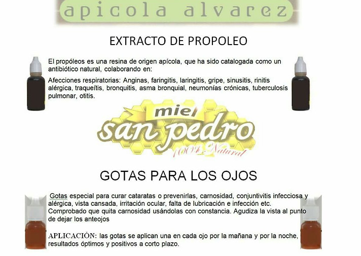 extracto de propoleo