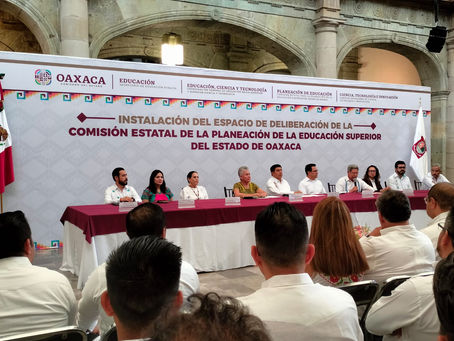 Gobernador de Oaxaca instala el Espacio de Deliberación para la Educación Superior en Oaxaca