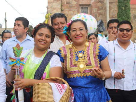 Con gran éxito se llevó a cabo la Sexta Edición de la Guelaguetza Municipal en San Jacinto Amilpas.