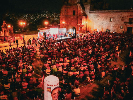 Plaza de la Danza se LLENA en cierre de Benjamín Robles "El Bueno": el pueblo VOTARÁ PT